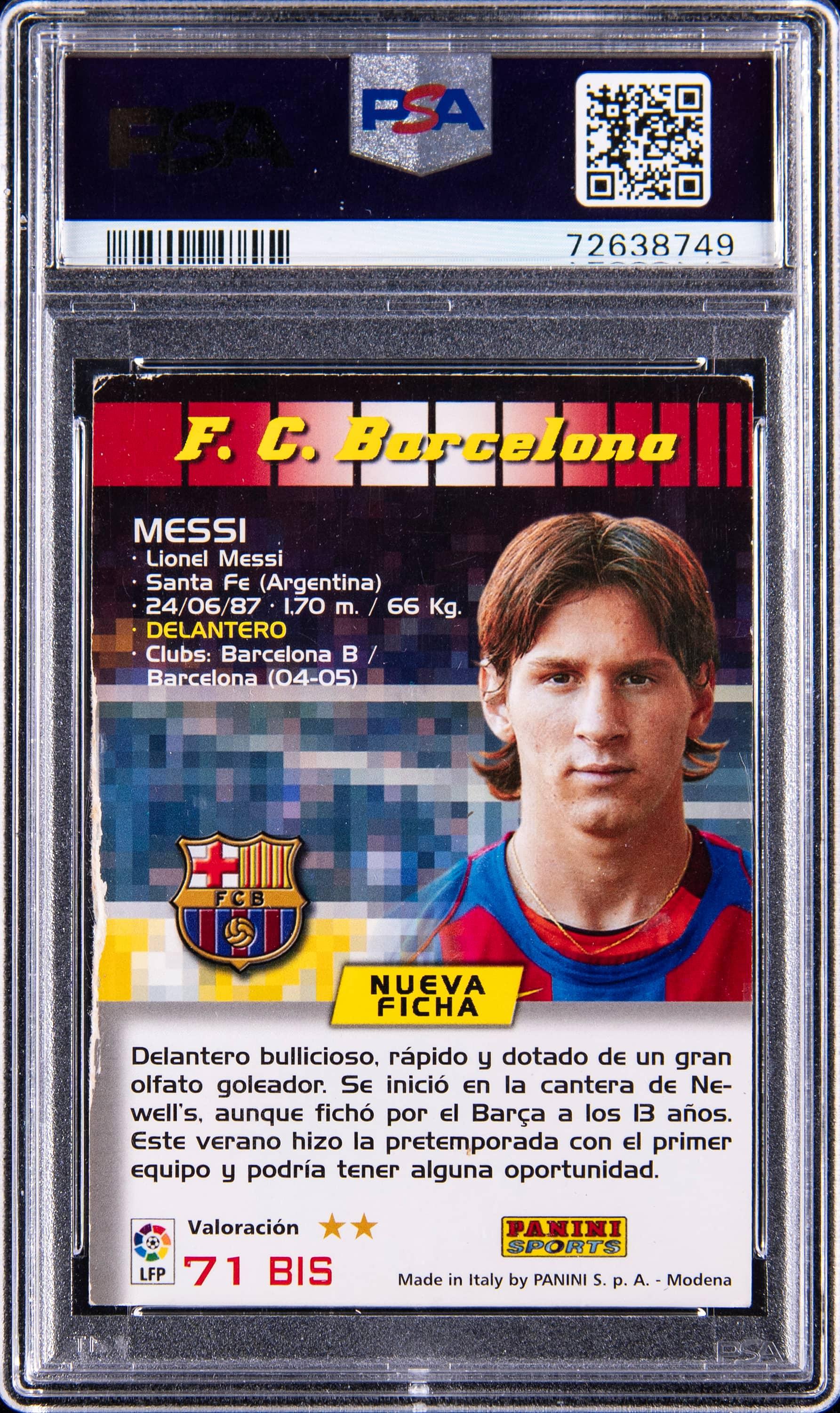 2004-05 Panini Megacracks #71 BIS - Back