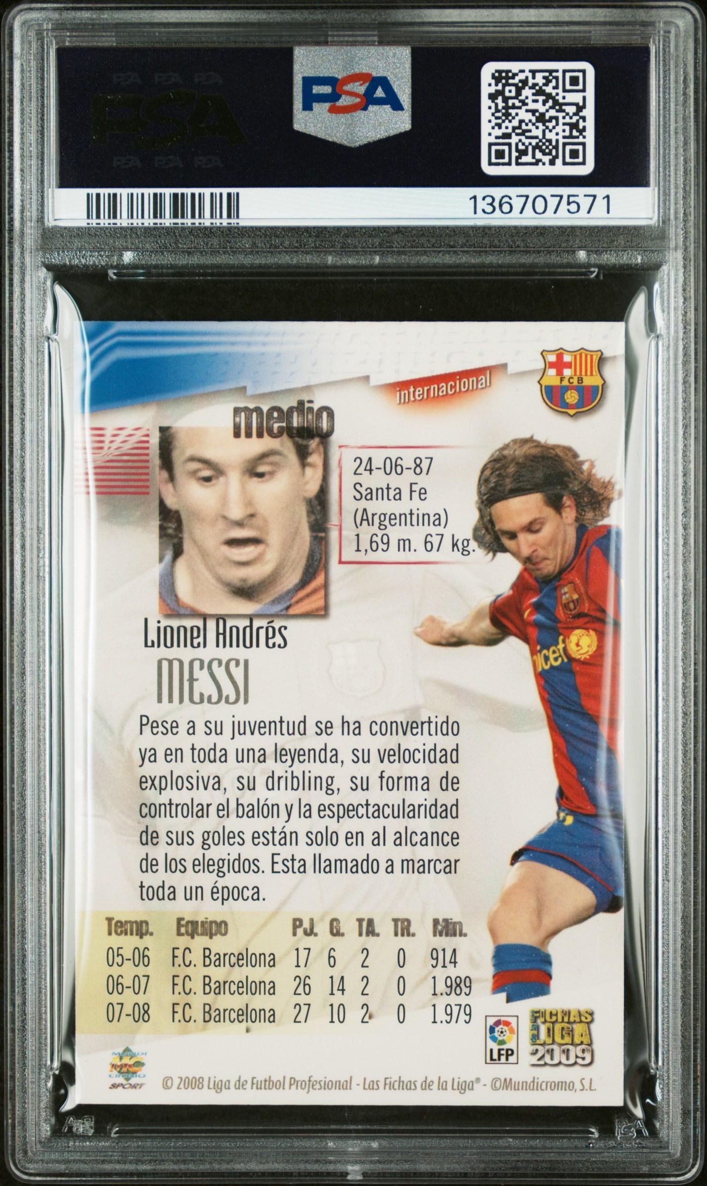 2008-09 Mundicromo – Las Fichas de la Liga - Back