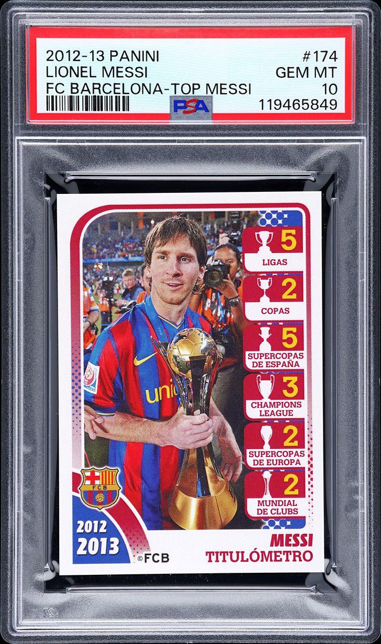 2012–13 Panini FC Barcelona Stickers - “Titulómetro” - Front