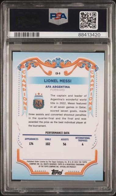 2023 Topps Argentina Fileteado – Champions - Back